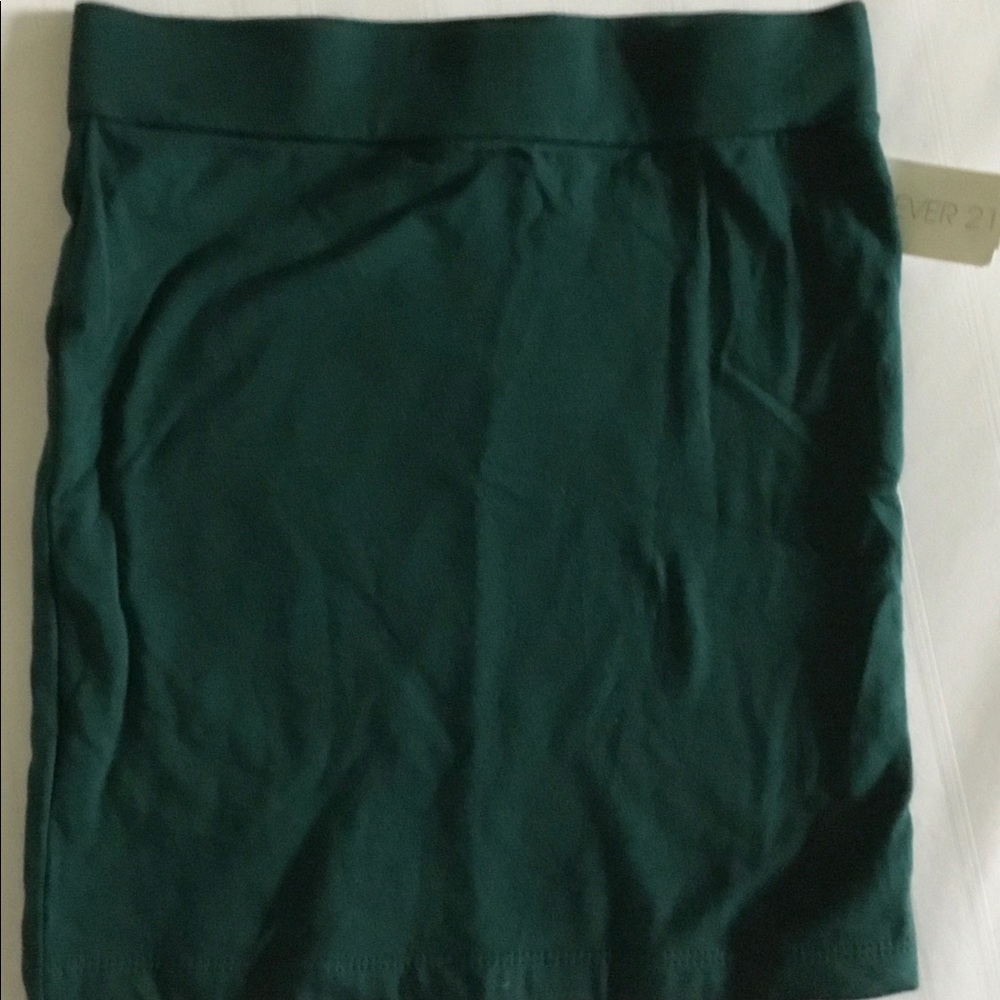 Forever 21. Small. Hunter green mini skirt